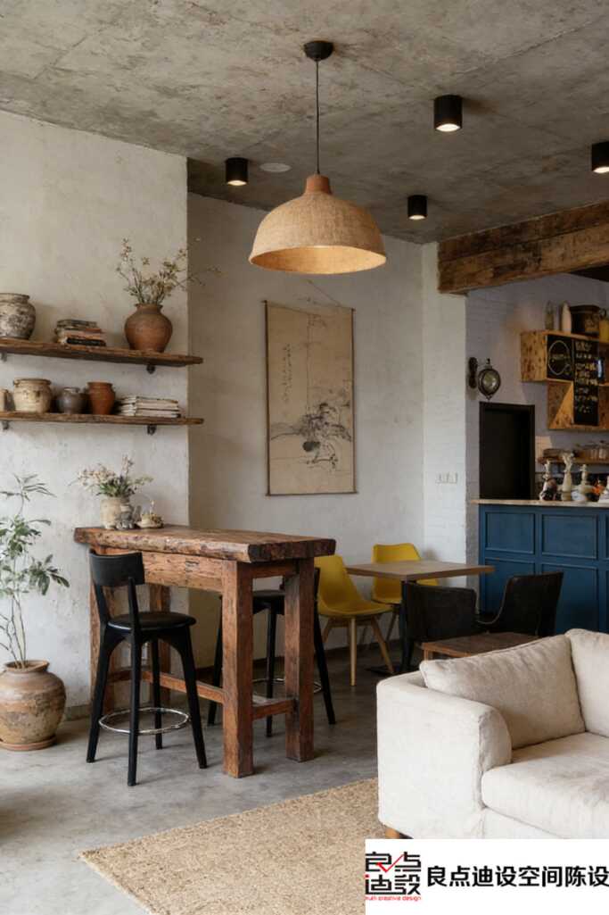 教科书级别的咖啡店软装设计!把“自然质朴”玩出高级感​